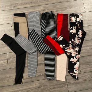 LOT OF 5 Athleta brand leggings size XXS